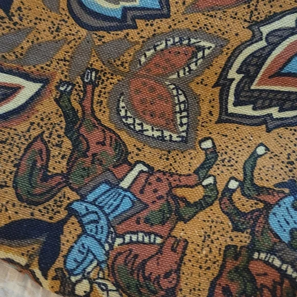 Vintage Boho Purse with Tortoise Handles - Picture 5 of 13